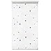 Produktbild casa pura Design Duschrollo Kreise | viele Größen | schnelltrocknend | Deckenbefestigung mit Halbkassette | halbtransparent, Blaue Punkte | 80x240cm (BxL)