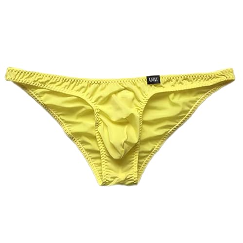 Men's Semi-transparent Sexy Low-rise Triangle Briefs Breathable Comfortable Bikini Underwear3