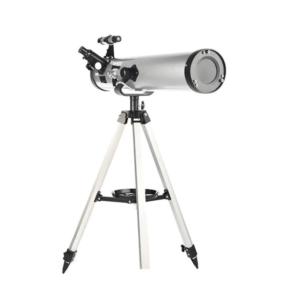 Pequeño monocular portátil para niños, Principiantes y Adultos, Refractor astronómico de 76 mm, pequeño monocular portátil con trípode Ajustable, portátil para Viajes, pequeño monocular portátil