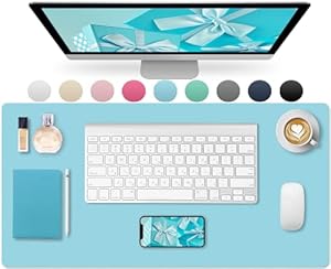 Sevenpers Schreibtischunterlage 80x40cm Hellblau