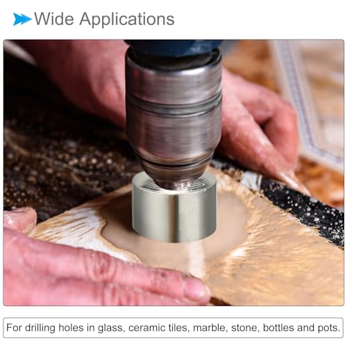 CoCud Diamond Drill Bits, 3mm Cutting Diameter, Nickel-plated Coating Diamond Core Drill Hole Saws - (Applications: for Glass Precision Drilling Bits Tools), 10-Pieces 3 CoCud Diamond Drill Bits, 3mm Cutting Diameter, Nickel-plated Coating Diamond Core Drill Hole Saws - (Applications: for Glass Precision Drilling Bits Tools), 10-Pieces - Image 3