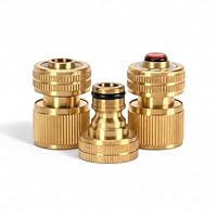 Spruzzatore per Tubo da Giardino, Ugello in Ottone Resistente, Ugello per Tubo Dell'acqua ad Alta Pressione, Pistola a Spruzzo Regolabile per Lavaggio Auto, Irrigazione Piante, Pulizia Patio
