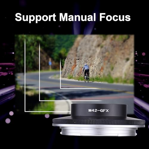 Lens Adapter Screw SLR Lens to G Mount GFX Camera Adapter de Montura M42 a G Mount para Fuji GFX con Conexión Precisa y Enfoque Infinito - imagen 8