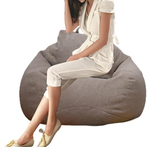 [ Multiple Uses ] Perfect for temporary seating, or as a corner decoration in living rooms, bedrooms, and playrooms. This Bean Bag Cover has to be the most comfortable seat in your house.e making filling and emptying the cover and convenient