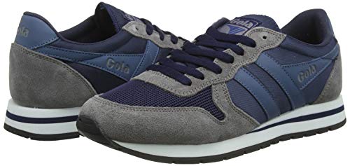 Image of Gola Men's Daytona Sneaker, Navy /Ash /Baltic, 12 UK