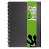 A3 Sketch Book Artgecko - Hardcover Spiral Bound, 80 Pages (40 Sheets) 200gsm Thick Paper Drawing Pad, A4 Sketchbook for Sketching, Drawing, Pencil & Charcoal, Ideal for Artists, Art Projects