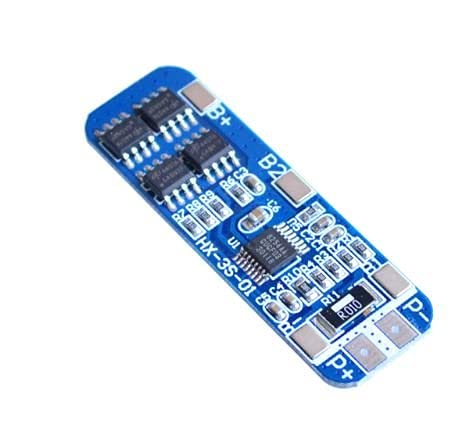 18650�o�b�e���[�p��3S���`�E���C�I���o�b�e���[PCB12.6V BMS�����6?8A�̓���d������������`�E���|���}�[�o�b�e���[�p�b�N