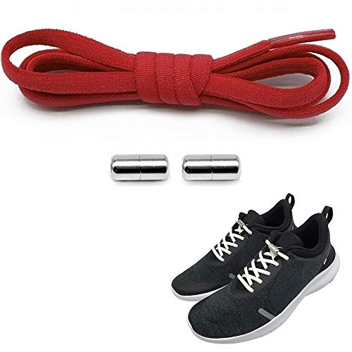 1 Pack of Keine Verbindung Schnürsenkel mit magnetischem Metallschnallenschloss tragbar Elastische Schnürsenkel für Kinder und Erwachsene Perfekt für Turnschuhe, Freizeitschuhe Cover