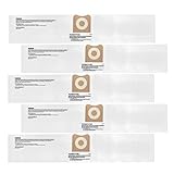 POWERTEC 75017 Filter Bags for Ridgid VF3501/ Workshop WS32045F 3-4.5 Gal Wet Dry Vacuum, 5PK