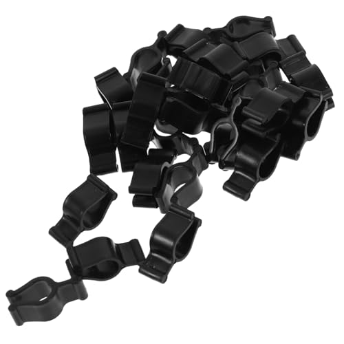 ELAYARD 30 piezas Clip para Cabezal de Bomba Cosmética Plástico Resistente Cierre Seguro Antidesbordamiento para Botellas de Aceite Limpiador Loción y Champú de Compatible y Fácil de
