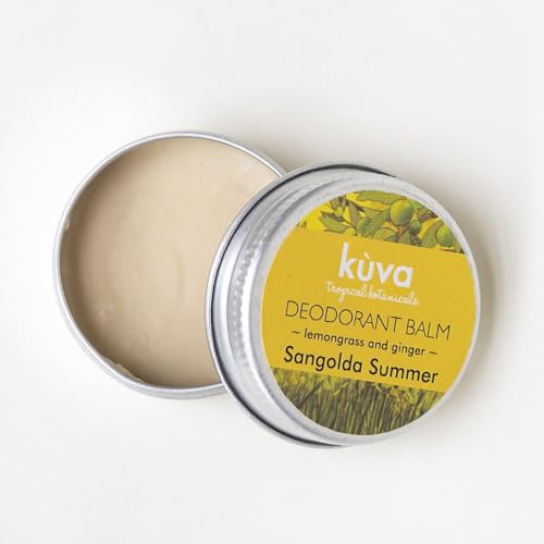 Image of KUVA Natural Organic Deodorant Gift Pack of 5 for Men and Women Gifting Set for Him & Her | Underarms Whitening & Lightening Pit Cream, Travel Friendly 24 Hour Odour Free | Easy To Carry - 10 g Pack