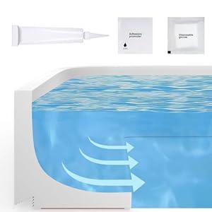TAITONGGO Schwallschutzleiste Dusche Selbstklebend