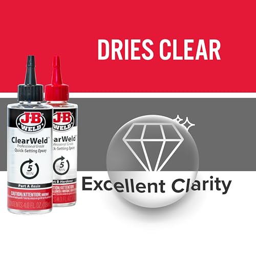 J-B Weld Pro Size ClearWeld Epoxy