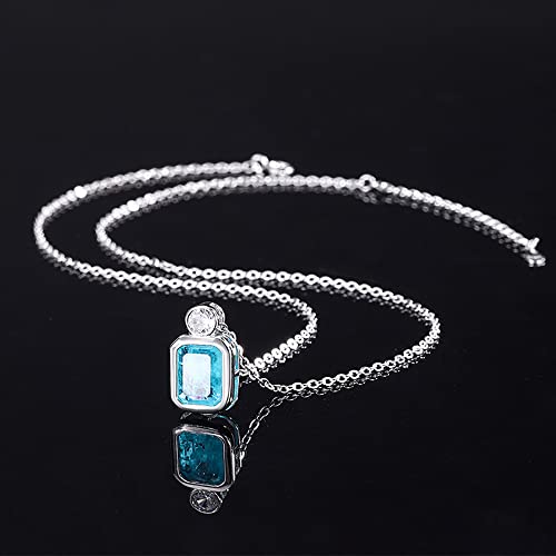 Pendentif émeraude rubis 925 KELIEQA, cadeau de mariage inoubliable