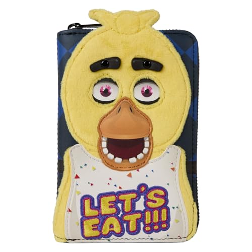 Portefeuille Loungefly Five Nights at Freddys avec fermeture éclair sécurisée