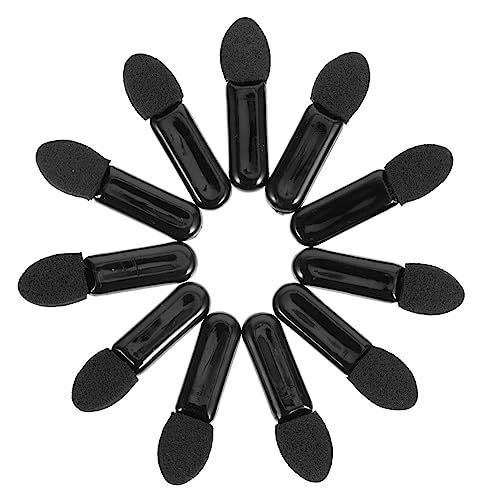 PACKOVE 100Pcs Eyeshadow Applicators Lip Makeup Brush Comfortable Sponge Tips for Eye Shadow Nose Shadow and Lip Makeup Easy to Carry and Store for Daily Use