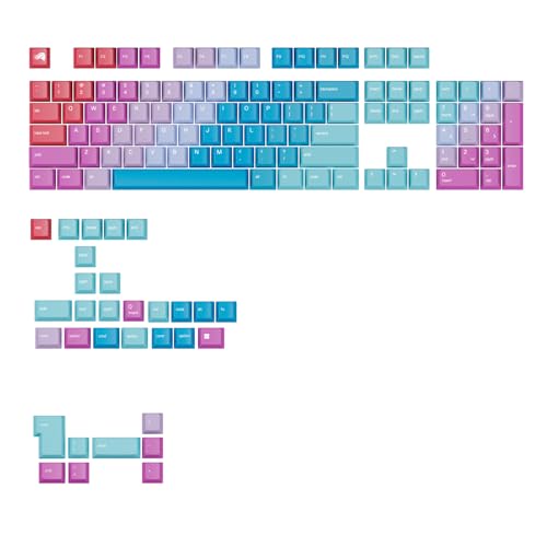 Keycaps GPBT Glorious Gaming Daydream en PBT pour clavier mécanique ANSI