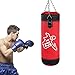 Dioche, Sacco da Boxe Bambini Adulto, Catene da Appendere per Sacco da Boxe, Sacco di Sabbia per Boxe da Allenamento per Karate, Allenamento, Boxe, Combattimento di Sabbia (60 cm, rosso)