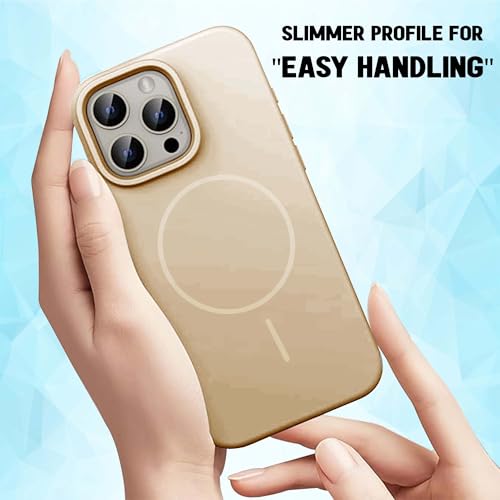 Image of Kratos Active Grip Silicone Case Cover Compatible with iPhone 15 Pro Max - Enhanced Protection, Wireless Magnetic Charging Case with Raised Edge Camera & Screen Protection, Shock-Resistant Design