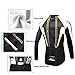 Imagen de HOMTOL Conjunto de maillot de ciclismo de invierno de forro polar térmico para hombre de manga larga Traje de ciclismo de forro polar térmico Pantalones cortos de ciclismo con acolchado de asiento 9D