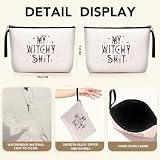 Witch Stuff Witchcraft Makeup Bag Halloween Birthday Gifts for Witchcraft Lover Women Her Girl Friends Tarot Cards for Beginners Witch Coven Sister Funny Witch Witchy Gifts – My Witchy Sht