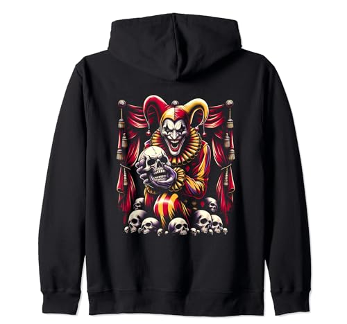 T-shirt gothique harlequin skulls macabre