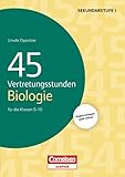 biologie lehrer hessen  Vertretungsstunden: 45 Vertretungsstunden Biologie - Für die Klassen 5-10 - Buch mit Kopiervorlagen über Webcode