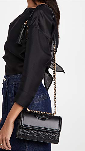 Tory Burch Women's Small Fleming Convetible Shoulder Bag, Black, One Size3