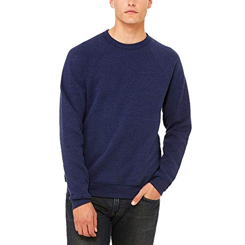 BELLA+CANVAS Unisex Sponge Fleece Raglan Sweatshirt. BC3901 2XL Grey Triblend2