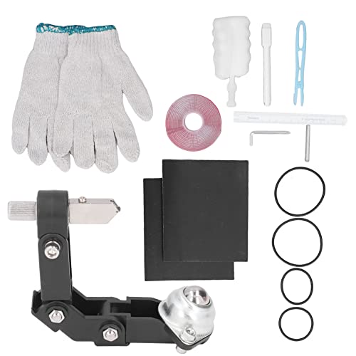 Respicefinem Glass Bottle Cutter Bundle Cutting Tool Kit with Diamond Carbide Blade Ideal for DIY Project Crafts and Transforming Used Glass Bottles Into Creative Items