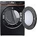 SAMSUNG 7.5 Cu. Ft. Brushed Black Smart Electric Dryer with Steam Sanitize+ & Sensor Dry