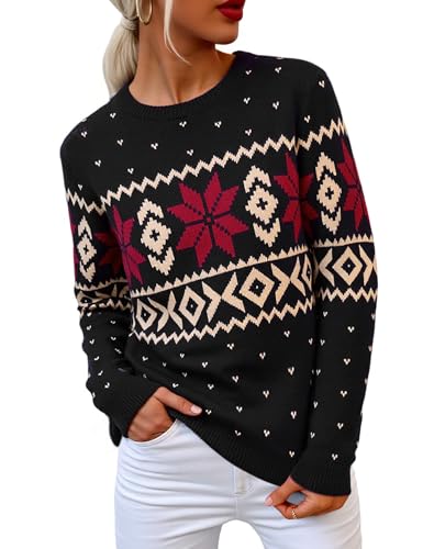 Terecey Unisex Strickpullover Weihnachtspullover Christmas Sweater...