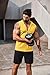COOFANDY Men Workout Tank Top Fitness Bodybuilding Sleeveless T Shirt Zip Up Hoodies with Two Side Pockets Yellow Xx-Large