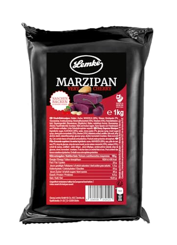 Lemke Very Cherry Marzipan 1kg/ Marzipan mit Kirschgeschmack- Vegan- Backmarzipan