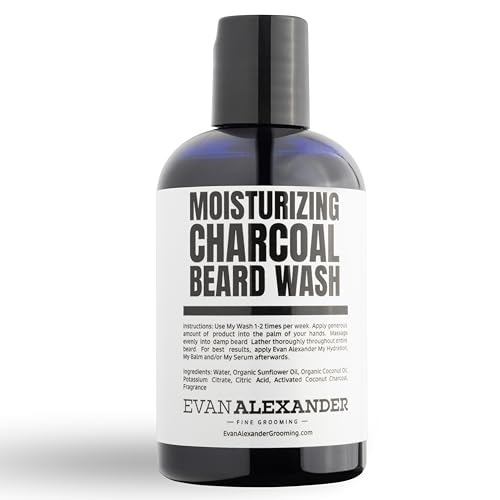 Evan Alexander Fine Grooming MY Wash Beard Shampoo | Removes Product Buildup, Cleanses, Moisturizes, and Hydrates | with Charcoal, Coconut & Sunflower Oil | 4Oz - Image 4