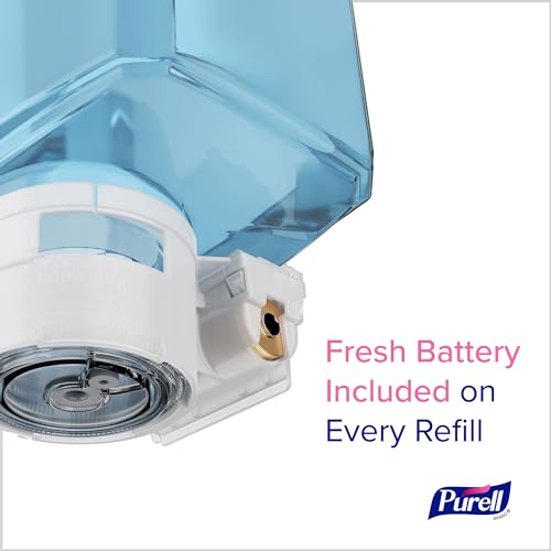 Image of PURELL ES10 Automatic Hand Soap Dispenser, White, for 1200 mL PURELL ES10 Hand Soap Refills (Pack of 2 Dispenser, Refills Sold Separately) - 8330-E1