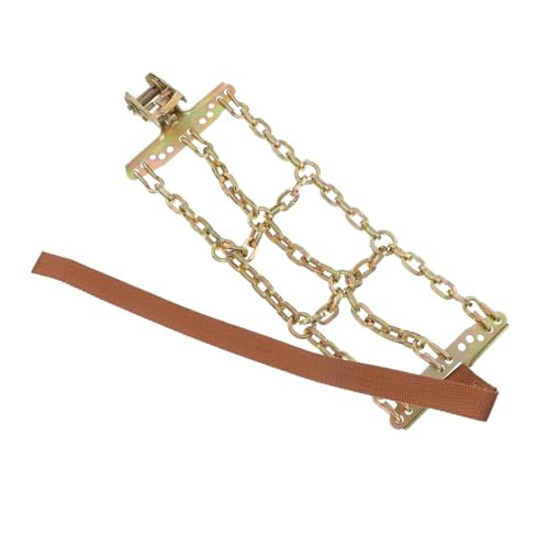 TOPPERFUN Steel Car Anti-skid Tire Chain for Snow Rain Weather High Traction Easy to Install Without Jack