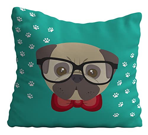 Almofadão Decorativo 80x80 Pet Cachorro Pug