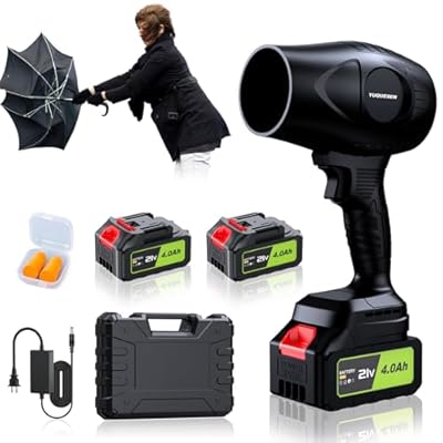 980,000 RPM Cordless Leaf Blower - 21V Electric...