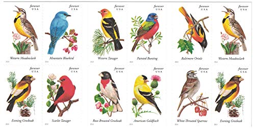 USPS Songbirds Forever Stamps - Booklet...
