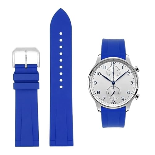 Fluorine Rubber Watch Strap For PILOT PORTOFINO Band For Bracelet Quick Release Strap 20mm 22mm