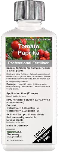 GREEN24 Engrais tomates fertilisant liquide premium pour cultures d'exception