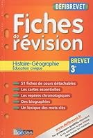 DEFIBREVET FICHES HIST-GEO 3E 2047316499 Book Cover
