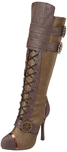 Ellie Shoes Women's 420 Quinley Boot, Green, 7 M US