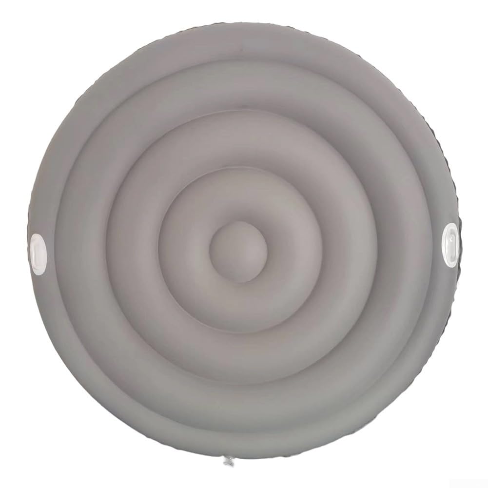 Housse de piscine gonflable | Couvercle rond en PVC pour jacuzzi pour baignoires de 145 cm et 165 cm | Couverture isolante résistante aux UV pour réduire la perte de chaleur | Protection d'hiver