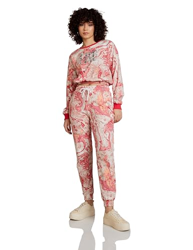 Amazon Brand - INKAST Women's Cotton Regular Fit Co-Ord Pajama Set_Ink-Aw23-Wcrd-501_Hot Pink_X-Small