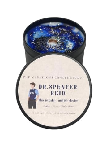 Dr. Spencer Reid Vegan Candles | Criminal Mind | Celebrity Candles | Spencer Reid Gifts (4oz Candle)