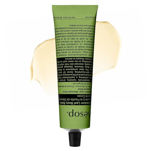 The 15 Best Smelling Moisturizing Lotions for Men Over 50 6 Aesop Geranium Leaf Body Balm | Soothing, Balancing Hydration with Geranium Leaf, Mandarin Rind, Bergamot Rind & Nut Oils | Green Citrus Fresh Scent | 100 mL / 3.4 oz