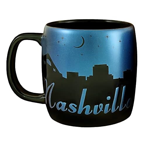 Americaware SMNVL02 Nashville 22 oz Night Sky Silhouette Mug