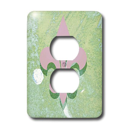 Cache-prise fleur de lys pour cacher les prises électriques 3dRose - 3